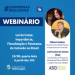 ASID debate lei de cotas em webinário do “Conversas Inclusivas”