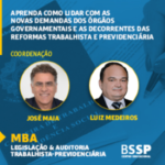 MBA Trabalhista e Previdenciário da Faculdade BSSP. Desconto especial para leitores do portal RHevista RH.