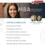 BSSP abre novas turmas do MBA Gestão Trabalhista & Previdenciária online e ao vivo